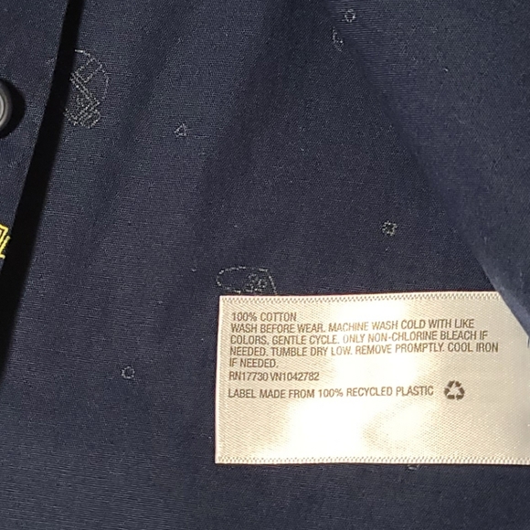 NWOT Art Class Boys' Short Sleeve Button-Down Shirt Size 4/5 - Picture 5 of 7